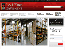 Tablet Screenshot of landjfire.com